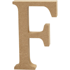 MDF Letter 13cm F