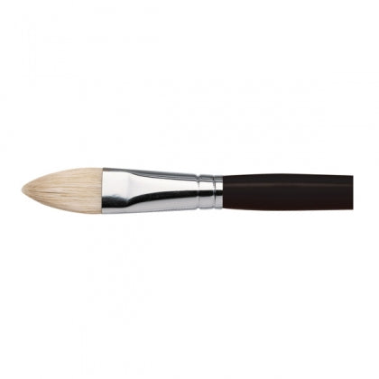  Azanta - Black Filbert No. 12 Long Handle