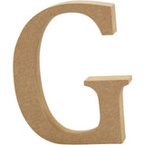 Letter G, 1 pc, MDF