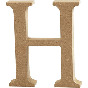 Letter, H, H: 8 cm, thickness 1,5 cm, 1 pc