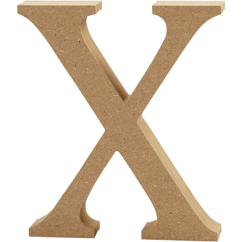 Letter X, 1 pc, MDF