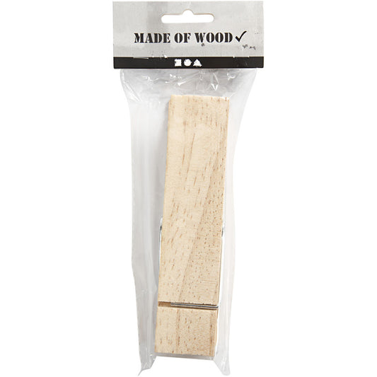 Wooden Peg, L: 15 cm, W: 3.5 cm, 1 pc, birch