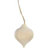 Wooden Drop Ornament D: 5.5 cm