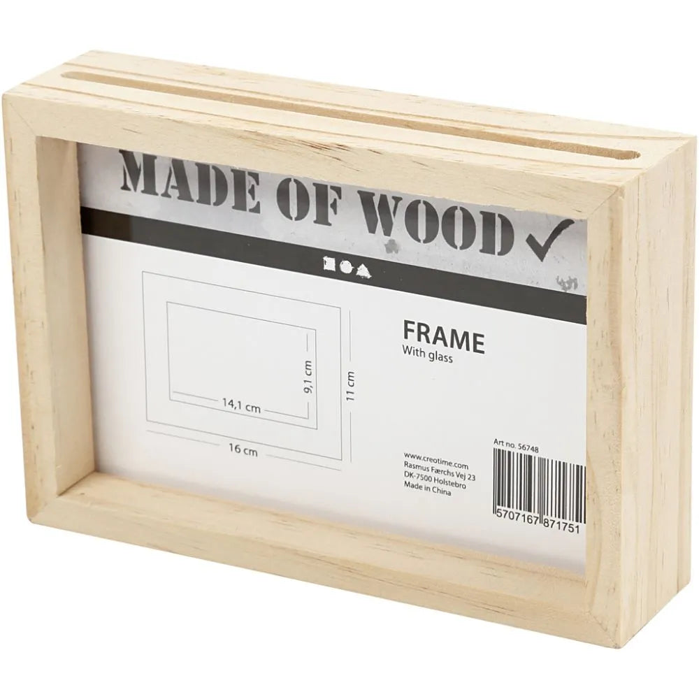 Double Frame, size 16x11 cm, depth 4 cm, 1 pc, pin