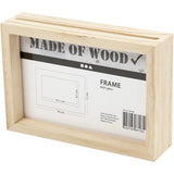 Double Frame, size 16x11 cm, depth 4 cm, 1 pc, pin