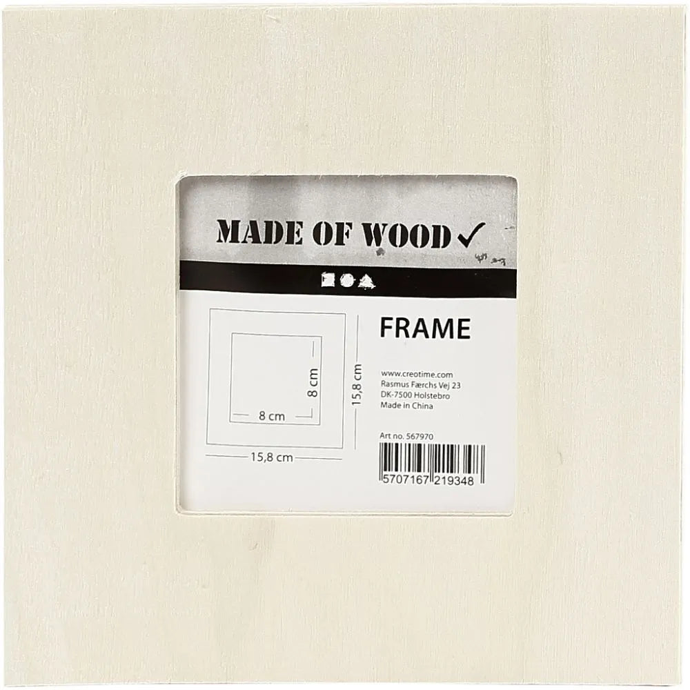 Creativ Wooden Frame - 15.8cm x 15.8cm