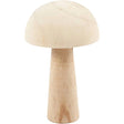 Light Wood Toadstool - 14x9cm