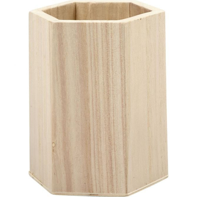 Pencil Holder, H: 10.5 cm, D: 8 cm, 1 pc, paulowni