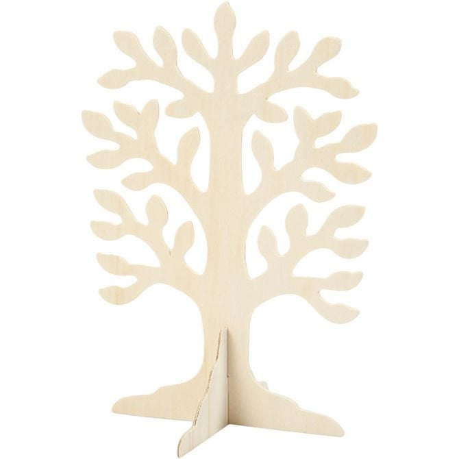 Tree, Size 30X21.5 Cm, Thickness 2 Mm, 1 Pc, Plywo