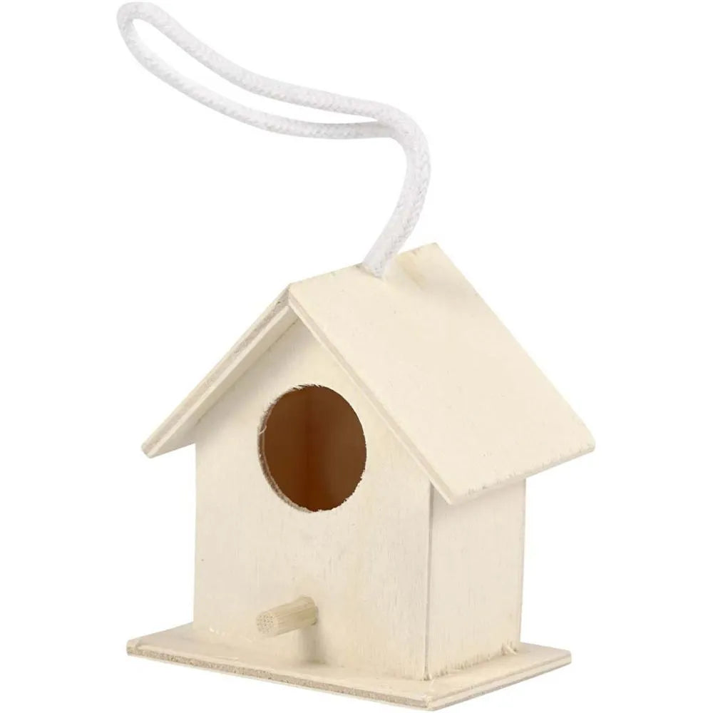 Bird House, size 6x6 cm, 1 pc, plywood
