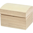 Treasure Chest, size 8x6x4.5 cm, 1 pc, paulownia