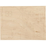 3D Wooden House with Terrace Kit