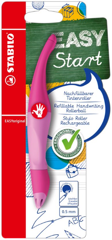 Handwriting Pen - STABILO EASYoriginal - Right Handed - Light Pink/Dark Pink