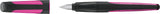 Ergonomic School Fountain Pen - STABILO EASYbuddy - M Nib - Black/Magenta 