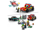 Lego Fire Rescue and Police Chase