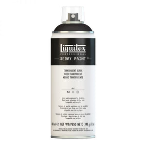 Liquitex Spray Paint - Transparent Black