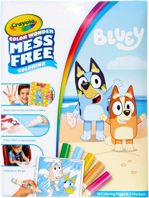 Crayola Color Wonder - Bluey Colouring Mess-Free Book