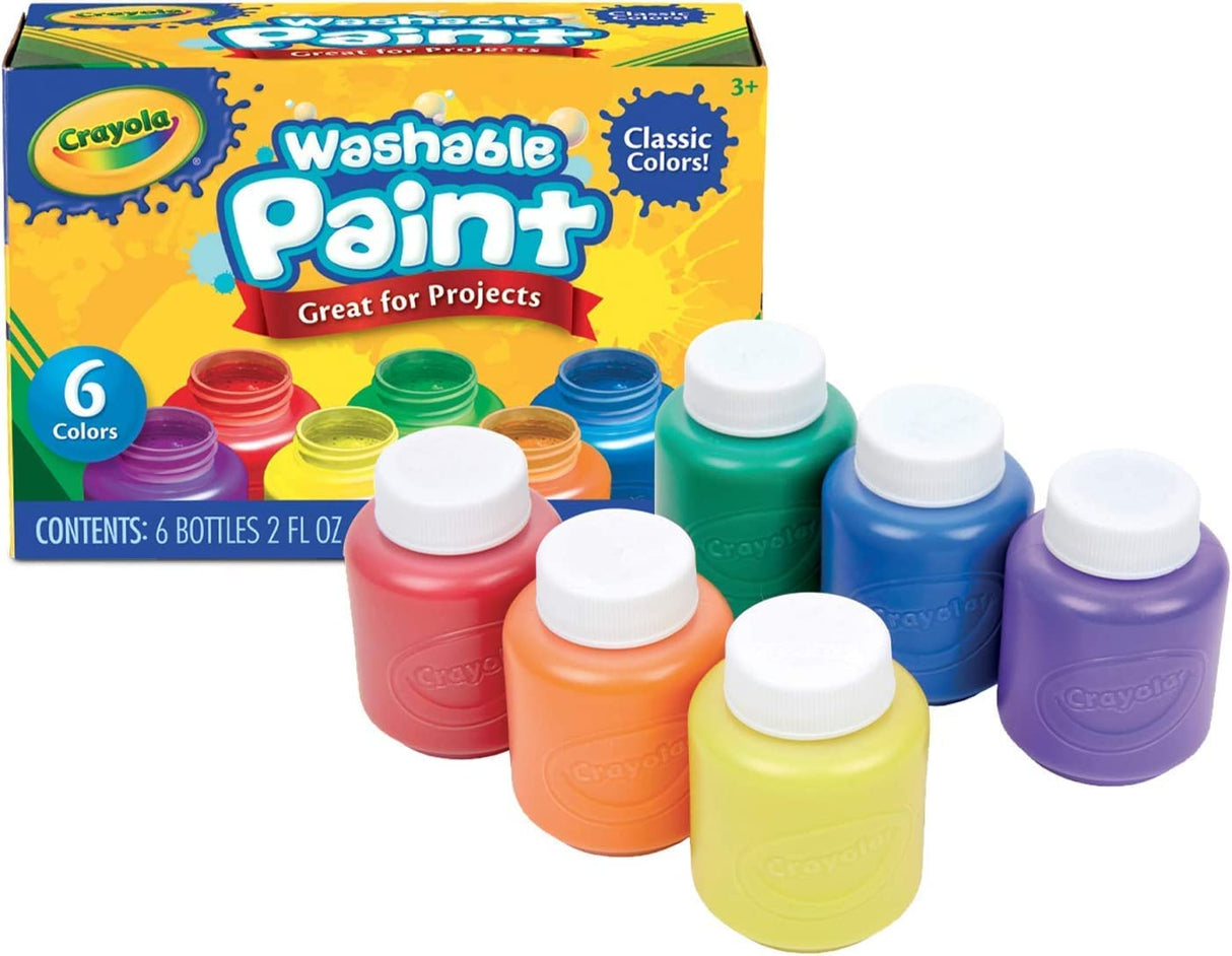 6 Washable Kids Paint