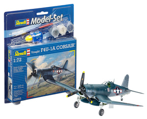 Revell Model Set-Vought F4U-1De Corsair