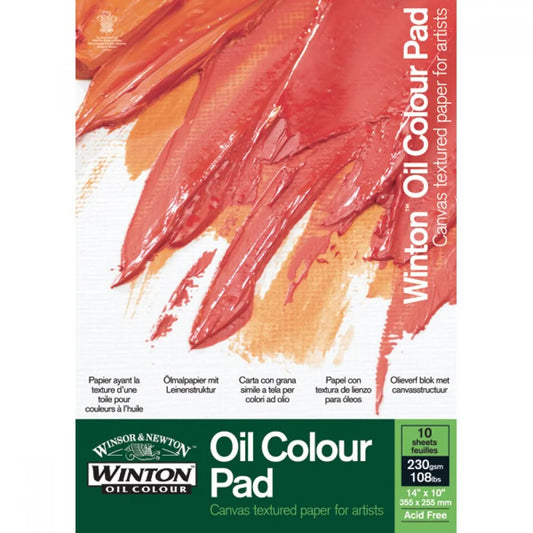 Winton Oil Colour Paper Pad 10x7''
