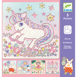 Djeco Stencils Kawaïland Art Kit
