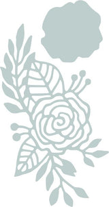 Sizzix Thinlits Die Set 2pk-Doodle Rose by Debi Po