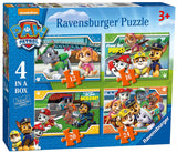 Paw Patrol 4 In A Box Jigsaw Puzzles
