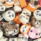 Clay Figure Beads - Animals (200 Pack)