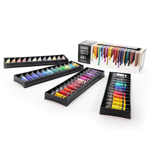 Liquitex Basics Acrylic Paint Set - 48x22ml