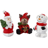 Miniature figurines - Christmas figures (3 Pack)