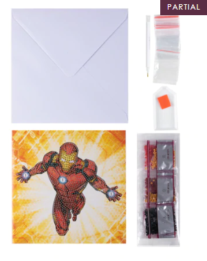 ironman 18x18cm Crystal Art Card