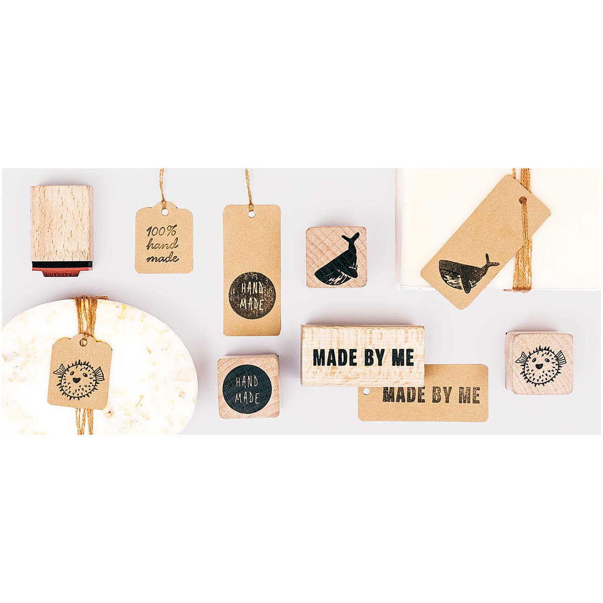 Rico Design Gift tags soap 30 pcs kraft