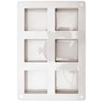 Made by Me soap mold square 18x18x3.5cm 6 pieces