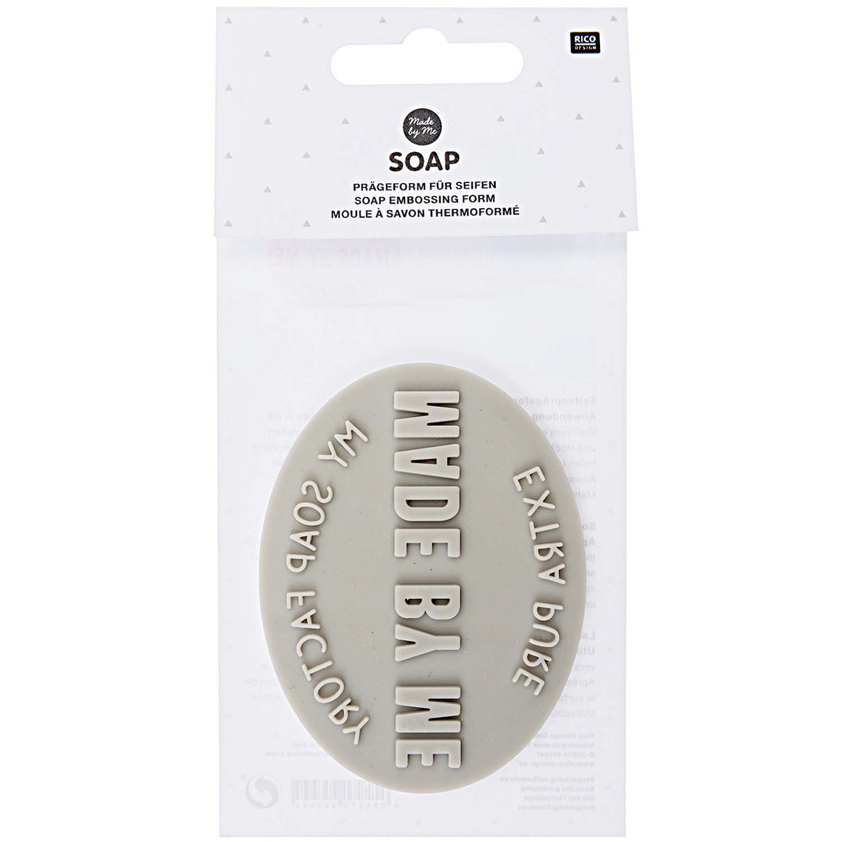 Made by Me soap embossing mold oval