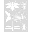Rico Design stencil insects 18.5x24.5cm self-adhesive