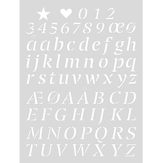 Stencil Medium - Alphabet Letters 2