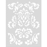 Stencil romantic ornaments 18.5x24.5cm self-adhesive