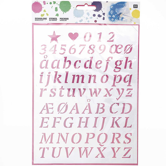Stencil Medium - Alphabet Letters 2