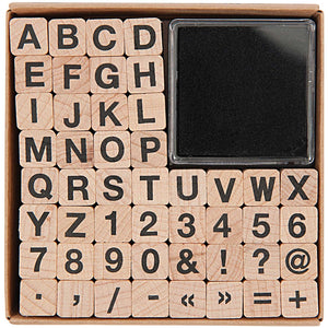 Stamp Set Abc And Numbers I