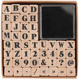 Paper Poetry stamp set ABC2 48 pieces