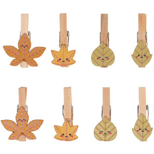 Ohhh! Lovely! Wooden clips leaves mix