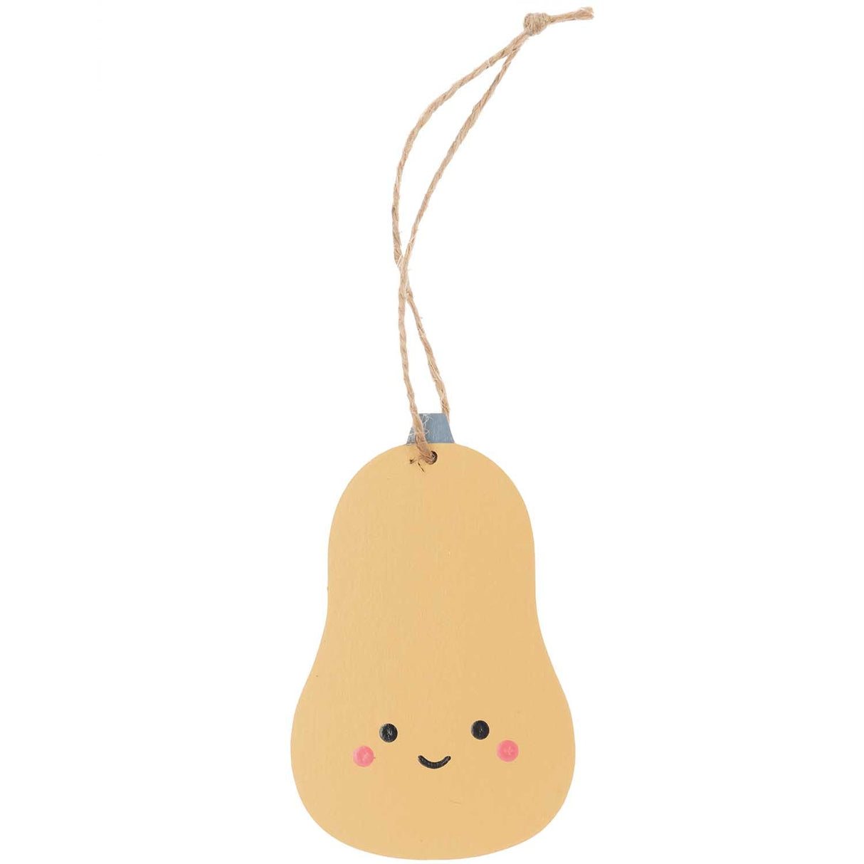 Ohhh! Lovely! Wooden pendant pumpkin orange 5.7x9cm