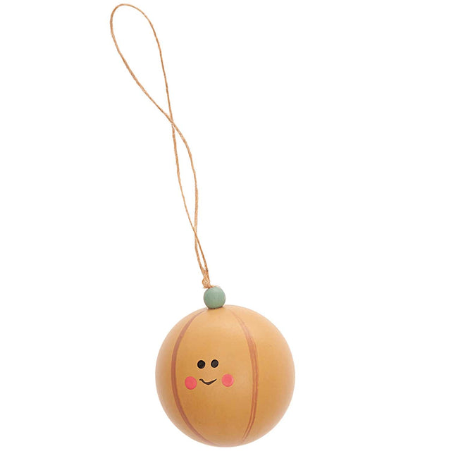 Wooden hanger pumpkin