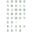 Rico Design Foam Rubber Stamp Set Alphabet