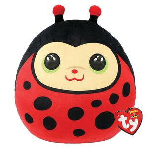 Squish A-Boo 14In-Izzy Ladybug