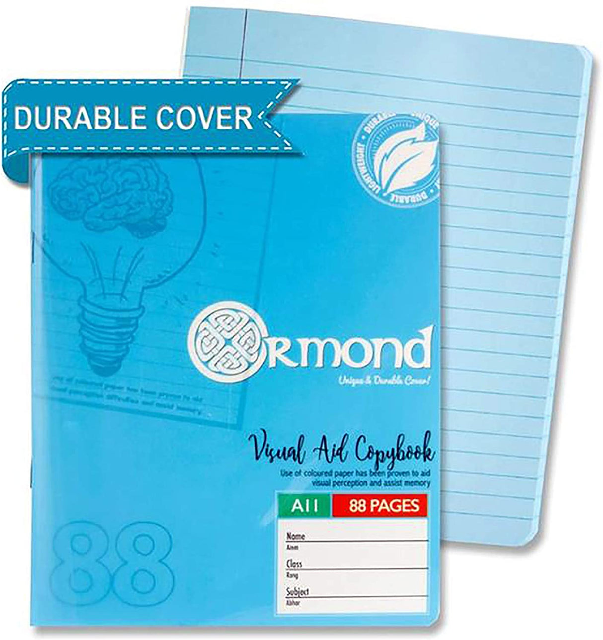 Ormond 88pg A11 Visual Memory Aid Durable Cover Co
