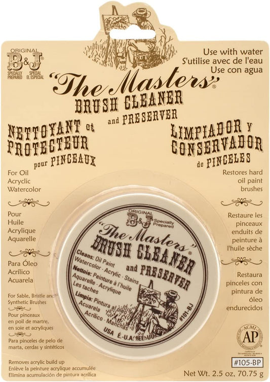 General Pencil Company The Masters Brush Cleaner & Preserver 2.5 0z