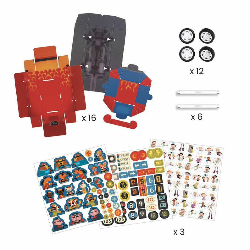 Djeco DIY Create Grand Prix Racing Cars