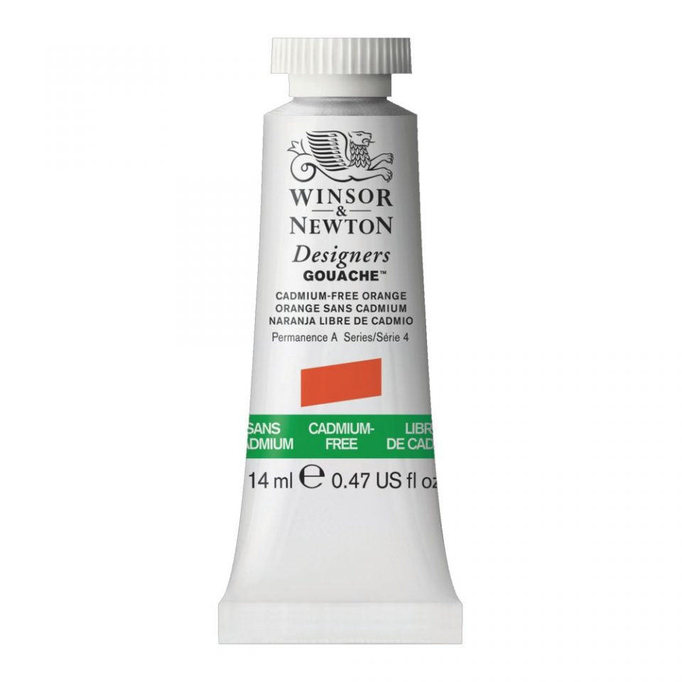 Winsor & Newton Des G 14ml Cad-Free Orange