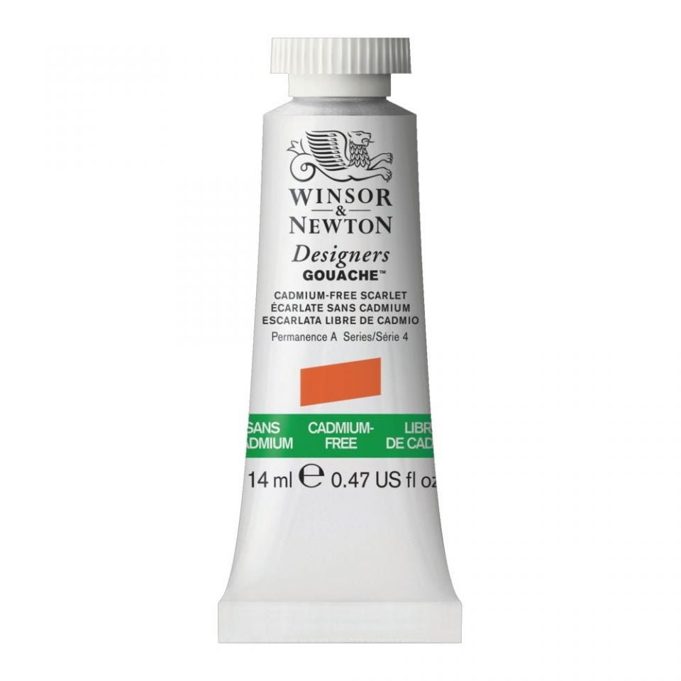 Winsor & Newton Des G 14ml Cad-Free Scarlet